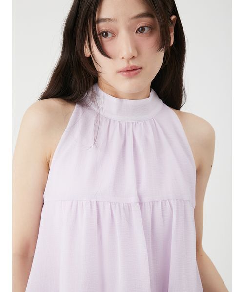 LILY BROWN(リリーブラウン)の「アメスリティアード2wayブラウス(シャツ/ブラウス・レディース・ベージュ/ラベンダー/グリーン/ブラック・F)」の11枚目の写真