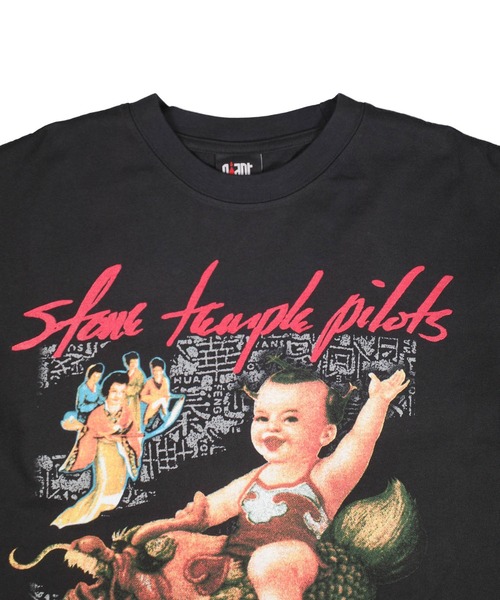 giant Vintage(ジャイアントヴィンテージ)の「【GIANT01】【Giant Vintage/ジャイアント ヴィンテージ】STONE TEMPLE PILOTS PURPLE ALBUM COVER SCREEN PRINT OVERSIZED BOX SILHOUETTE T-SHIRTS(Tシャツ/カットソー・メンズ・ブラック系その他・LARGE)」の3枚目の写真