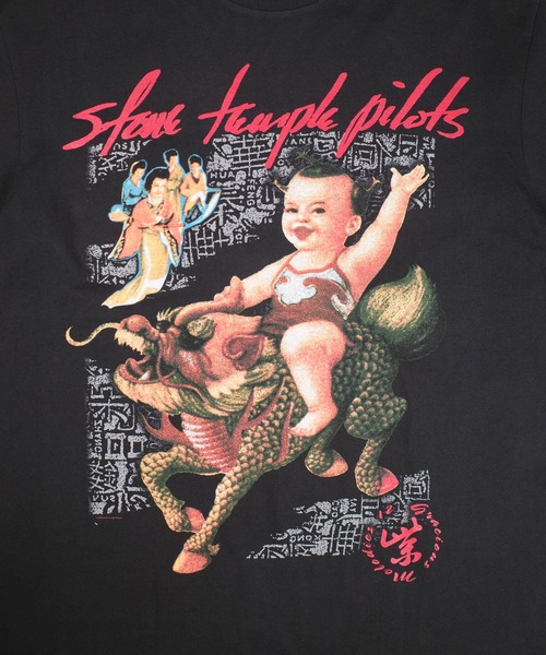 giant Vintage(ジャイアントヴィンテージ)の「【GIANT01】【Giant Vintage/ジャイアント ヴィンテージ】STONE TEMPLE PILOTS PURPLE ALBUM COVER SCREEN PRINT OVERSIZED BOX SILHOUETTE T-SHIRTS(Tシャツ/カットソー・メンズ・ブラック系その他・LARGE)」の5枚目の写真