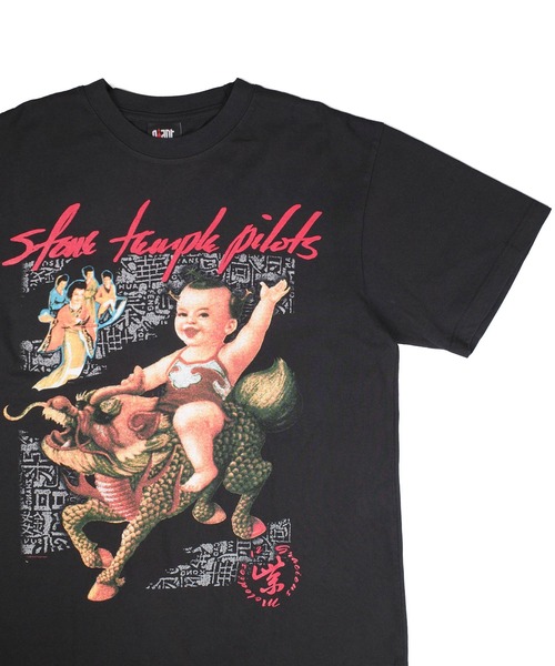 giant Vintage(ジャイアントヴィンテージ)の「【GIANT01】【Giant Vintage/ジャイアント ヴィンテージ】STONE TEMPLE PILOTS PURPLE ALBUM COVER SCREEN PRINT OVERSIZED BOX SILHOUETTE T-SHIRTS(Tシャツ/カットソー・メンズ・ブラック系その他・LARGE)」の6枚目の写真