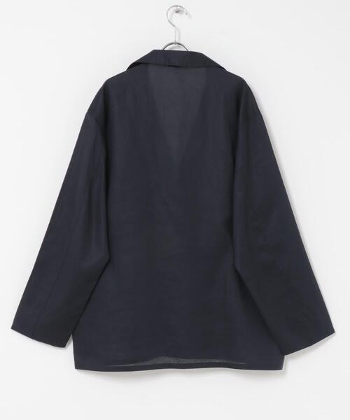 URBAN RESEARCH DOORS(アーバンリサーチドアーズ)の「RA/LYO Sheer Shirts Jacket(その他アウター・メンズ・ネイビー/ブラック・LARGE/MEDIUM)」の10枚目の写真