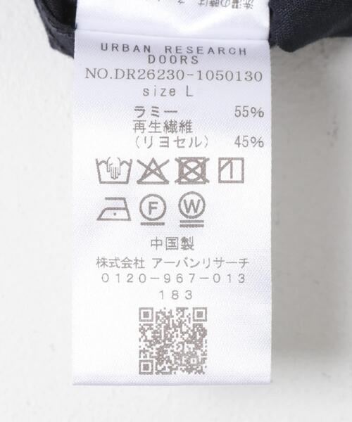 URBAN RESEARCH DOORS(アーバンリサーチドアーズ)の「RA/LYO Sheer Shirts Jacket(その他アウター・メンズ・ネイビー/ブラック・LARGE/MEDIUM)」の12枚目の写真