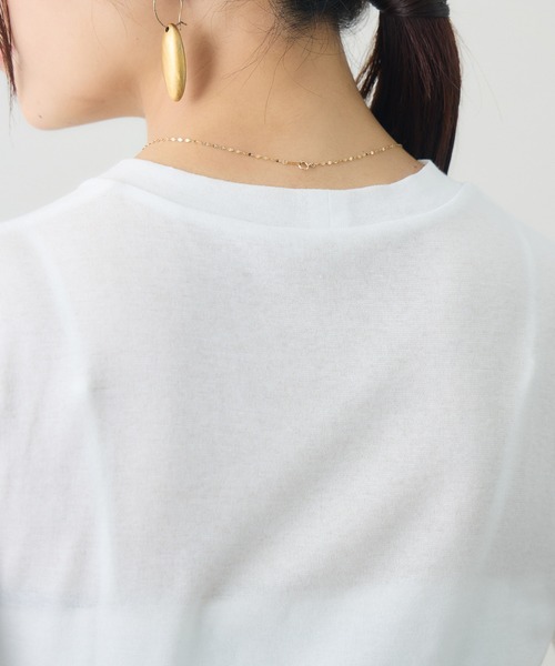 kuros'(クロス)の「スマイルコットン半袖T(Tシャツ/カットソー・レディース・ブラック/ホワイト・MEDIUM/SMALL)」の19枚目の写真