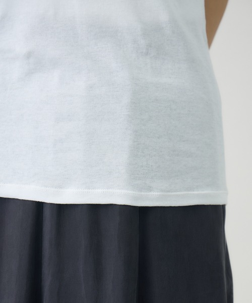 kuros'(クロス)の「スマイルコットン半袖T(Tシャツ/カットソー・レディース・ブラック/ホワイト・MEDIUM/SMALL)」の21枚目の写真
