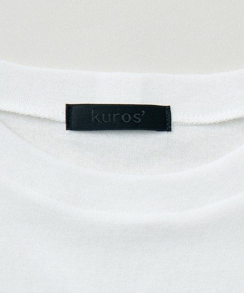 kuros'(クロス)の「スマイルコットン半袖T(Tシャツ/カットソー・レディース・ブラック/ホワイト・MEDIUM/SMALL)」の22枚目の写真