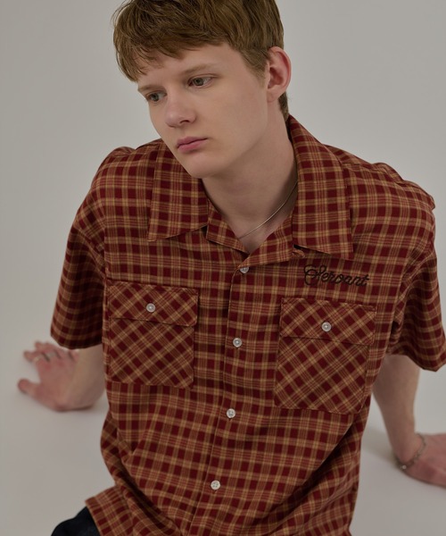 kutir(クティール)の「ASSORT RAYON-TOUCH SHIRT/アソート レーヨンタッチシャツ(シャツ/ブラウス・メンズ・ライトブルー/ブラック/ボルドー/グリーン系その他/ブルー系その他・MEDIUM/LARGE)」の5枚目の写真
