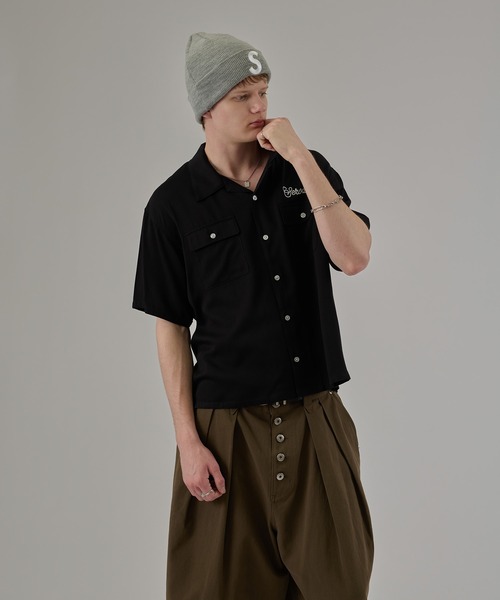 kutir(クティール)の「ASSORT RAYON-TOUCH SHIRT/アソート レーヨンタッチシャツ(シャツ/ブラウス・メンズ・ライトブルー/ブラック/ボルドー/グリーン系その他/ブルー系その他・MEDIUM/LARGE)」の8枚目の写真