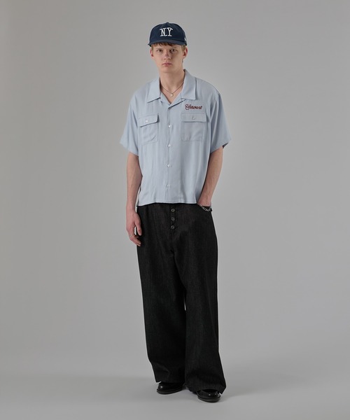 kutir(クティール)の「ASSORT RAYON-TOUCH SHIRT/アソート レーヨンタッチシャツ(シャツ/ブラウス・メンズ・ライトブルー/ブラック/ボルドー/グリーン系その他/ブルー系その他・MEDIUM/LARGE)」の21枚目の写真