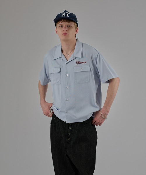 kutir(クティール)の「ASSORT RAYON-TOUCH SHIRT/アソート レーヨンタッチシャツ(シャツ/ブラウス・メンズ・ライトブルー/ブラック/ボルドー/グリーン系その他/ブルー系その他・MEDIUM/LARGE)」の18枚目の写真