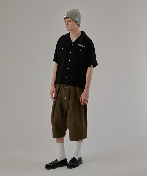 kutir(クティール)の「ASSORT RAYON-TOUCH SHIRT/アソート レーヨンタッチシャツ(シャツ/ブラウス・メンズ・ライトブルー/ブラック/ボルドー/グリーン系その他/ブルー系その他・MEDIUM/LARGE)」の11枚目の写真