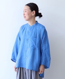 yuni（ユニ　）の「60/1Linen cocoon sleeves blouse（シャツ/ブラウス）」