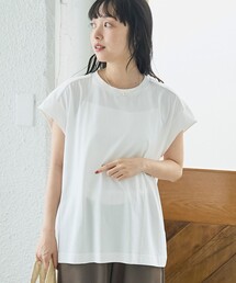 【Cool Hug Cotton / クールハグコットン】 フレンチスリーブTシャツ(接触冷感)
