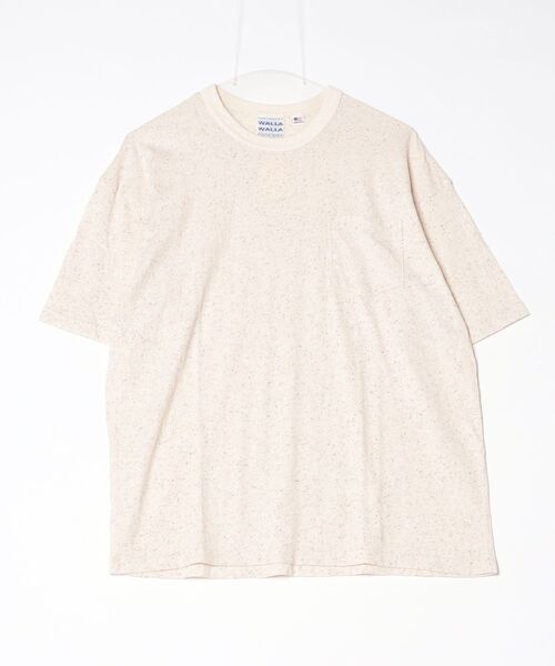 WALLA WALLA SPORT(ワラワラスポーツ)の「U.S. MADE COLOR NEP POCKET TEE / ユーエスメイド カラー ネップ ポケット ティー(Tシャツ/カットソー・メンズ・ブラック/ナチュラル・LARGE/X-LARGE)」の10枚目の写真