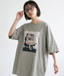 転写キャットビッグTシャツ