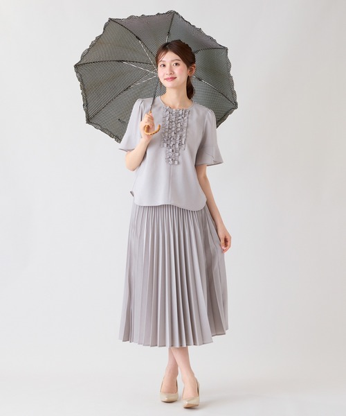 Rose Tiara(ローズティアラ)の「【撥水/通気性◎】プリーツスカート(スカート・レディース・グレー/ブラック・38/42/46)」の15枚目の写真