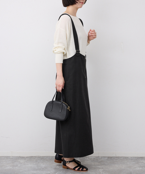 SLOBE IENA（スローブイエナ）の「《WEB限定/追加》アイラインフロントジップジャンパースカート（ワンピース・レディース・ブラック・FREE）」の22枚目の写真