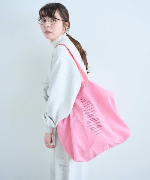 I am I in fact...（アイアムアイインファクト）の「ID BAG（トートバッグ・レディース・ブラック/ピンク・FREE）」の6枚目の写真