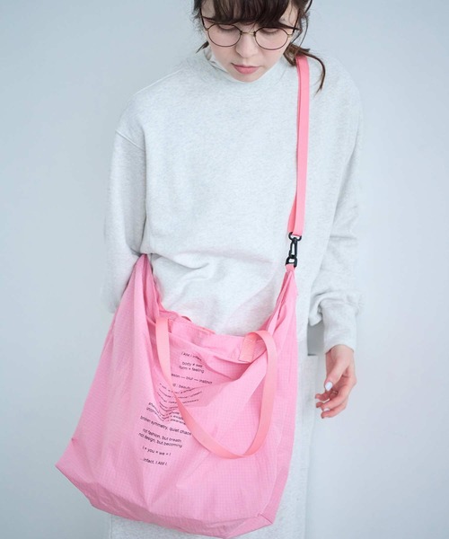 I am I in fact...（アイアムアイインファクト）の「ID BAG（トートバッグ・レディース・ブラック/ピンク・FREE）」の9枚目の写真