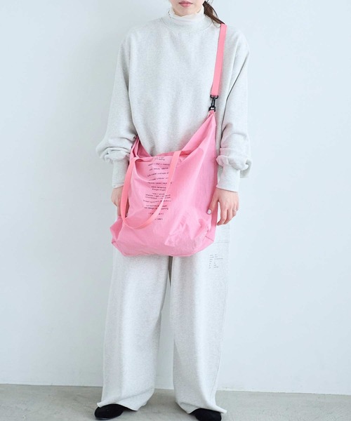 I am I in fact...（アイアムアイインファクト）の「ID BAG（トートバッグ・レディース・ブラック/ピンク・FREE）」の10枚目の写真