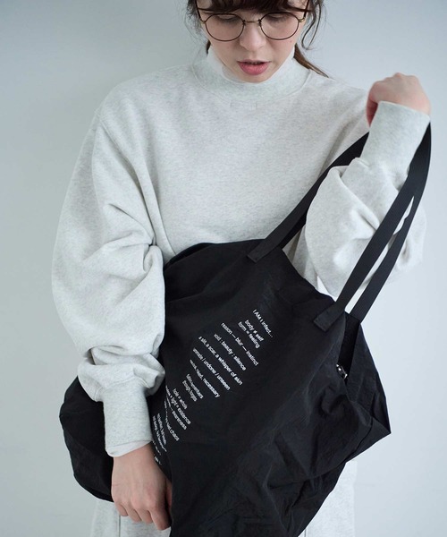 I am I in fact...（アイアムアイインファクト）の「ID BAG（トートバッグ・レディース・ブラック/ピンク・FREE）」の14枚目の写真