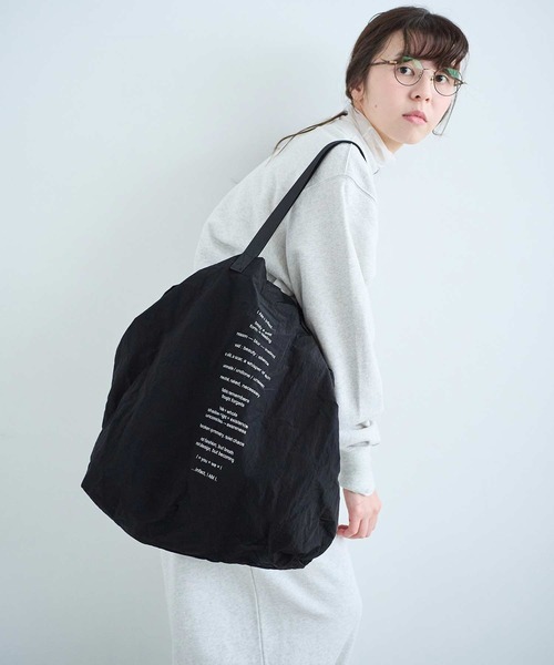 I am I in fact...（アイアムアイインファクト）の「ID BAG（トートバッグ・レディース・ブラック/ピンク・FREE）」の17枚目の写真