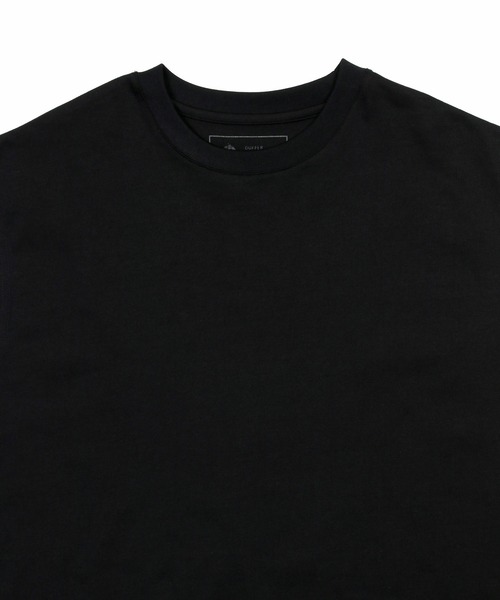 The DUFFER of ST.GEORGE(ザダファーオブセントジョージ)の「〔BLACK LABEL〕"A-PACK" SLEEVELESS TEE:度詰め天竺 ノースリーブTシャツ / タンクトップ / ワークアウト / ジムウェア / スポーツミックス / レイヤード(タンクトップ・メンズ・ブラック/ホワイト・X-LARGE/LARGE/MEDIUM)」の9枚目の写真