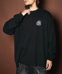 Subciety | Aged script embroidery tee(Tシャツ/カットソー)