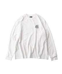 Subciety（サブサエティ）の「Aged script embroidery tee（Tシャツ/カットソー）」