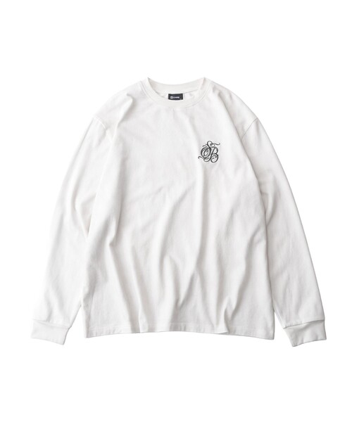Subciety(サブサエティ)の「Aged script embroidery tee(Tシャツ/カットソー・メンズ・ホワイト/ブラック・X-LARGE/SMALL/MEDIUM/LARGE)」の3枚目の写真