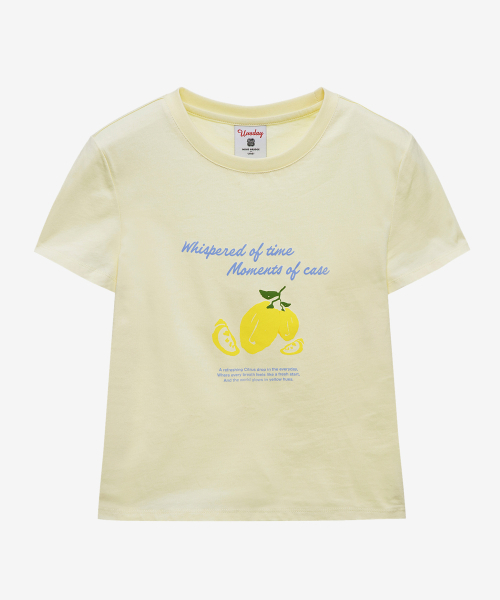 MIND BRIDGE WOMEN（マインドブリッジウーマン）の「[W][UNS]グラフィックスリムフィット半袖Tシャツ - 2カラー（Tシャツ/カットソー・レディース・ホワイト/ライトイエロー・55/66）」の8枚目の写真