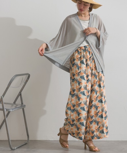 MAFRAIS(マフレ)の「花柄 センター コバパンツ(その他パンツ・レディース・ホワイト系その他/グリーン系その他・FREE)」の7枚目の写真