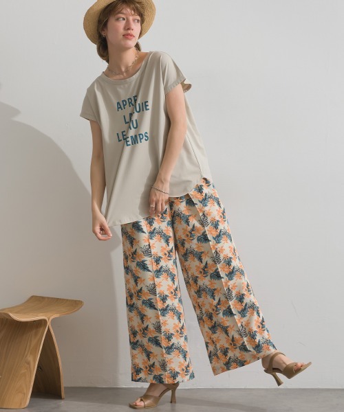 MAFRAIS(マフレ)の「花柄 センター コバパンツ(その他パンツ・レディース・ホワイト系その他/グリーン系その他・FREE)」の8枚目の写真