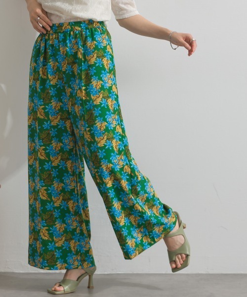 MAFRAIS(マフレ)の「花柄 センター コバパンツ(その他パンツ・レディース・ホワイト系その他/グリーン系その他・FREE)」の14枚目の写真