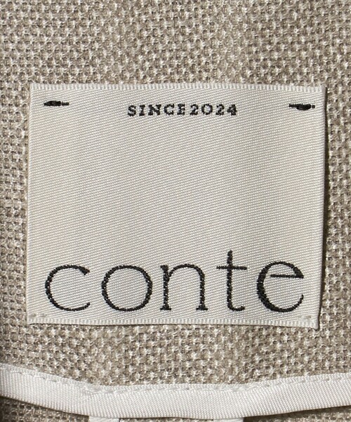 conte(コンテ)の「<conte>アサライク カラミ ジャケット(テーラードジャケット・レディース・ホワイト/ベージュ・FREE)」の9枚目の写真