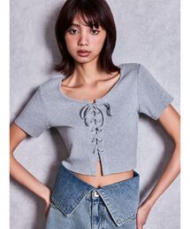 BUNNY 2WAYレースアップショートTシャツ