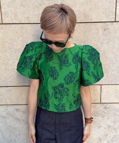 26AW LACE DOCKING CONCEPT COMPACT TEE（Tシャツ/カットソー）｜Ameri