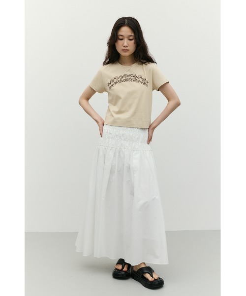 STYLEMIXER(スタイルミキサー)の「グラフィックロゴT(Tシャツ/カットソー・レディース・グレー/ライトベージュ/ホワイト・FREE)」の14枚目の写真