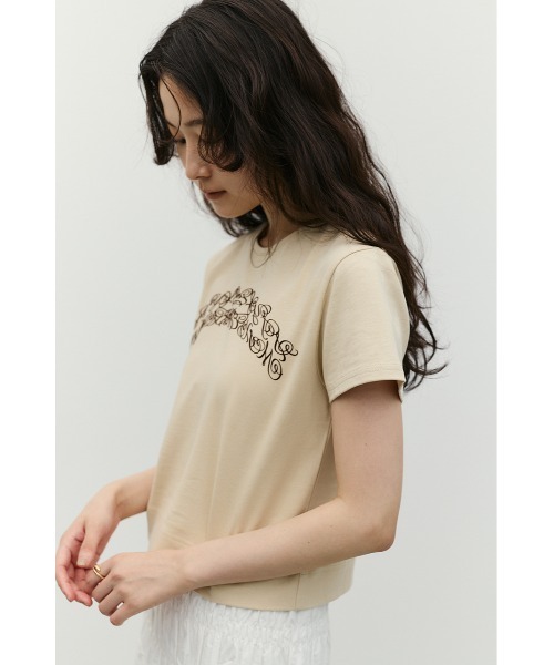 STYLEMIXER(スタイルミキサー)の「グラフィックロゴT(Tシャツ/カットソー・レディース・グレー/ライトベージュ/ホワイト・FREE)」の16枚目の写真