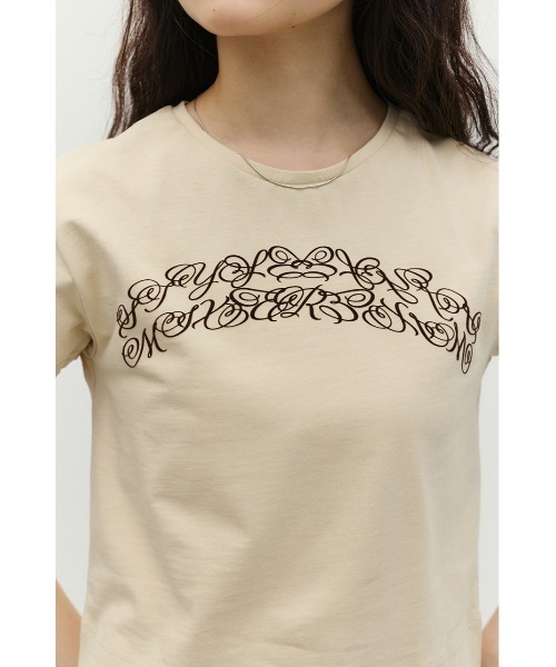 STYLEMIXER(スタイルミキサー)の「グラフィックロゴT(Tシャツ/カットソー・レディース・グレー/ライトベージュ/ホワイト・FREE)」の18枚目の写真