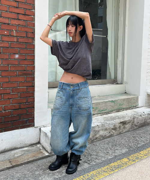 DNSR（ディーエヌエスアール）の「[オンフリックxDNSR] コンパススラブセミクロップTシャツ（Tシャツ/カットソー・メンズ・その他・MEDIUM/LARGE/X-LARGE）」の4枚目の写真
