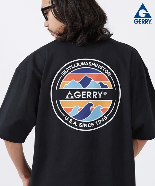 En serio TOKYO(エンソリオトーキョー)の「【GERRY】別注MT/WEVEサークル半袖Tシャツ 62-9217G-BJ(Tシャツ/カットソー・メンズ・ダークブルー/ホワイト/ブラック/オートミール/カーキ・SMALL/MEDIUM/LARGE/X-LARGE)」の2枚目の写真