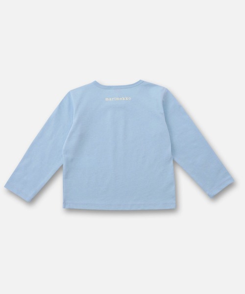 marimekko(マリメッコ)の「【Kids】Paja Unikko Logo Ii / shirt(Tシャツ/カットソー・キッズ・ライトブルー・104/92)」の2枚目の写真