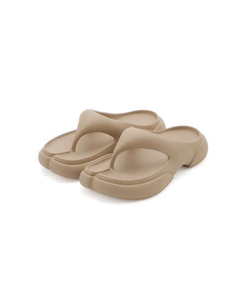 emmi（エミ）の「【PAES】New Flipflop（サンダル・レディース・グレイッシュベージュ・24/23）」の2枚目の写真