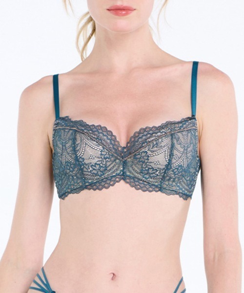 ANNEBRA(アンブラ)の「Amaryllis デコルテメイクブラジャー(ブラジャー・レディース・ブラック/ダークグリーン・B70/B75/C70/C75/C80/D70/D75/D80/E70/E75/E80/F70/F75/G70/G75)」の1枚目の写真