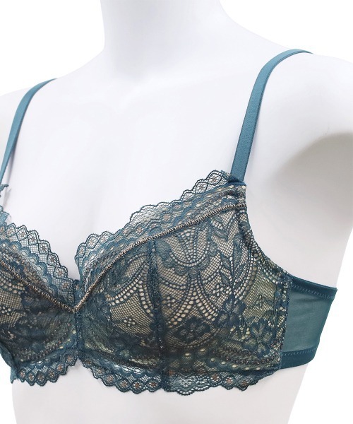 ANNEBRA(アンブラ)の「Amaryllis デコルテメイクブラジャー(ブラジャー・レディース・ブラック/ダークグリーン・B70/B75/C70/C75/C80/D70/D75/D80/E70/E75/E80/F70/F75/G70/G75)」の12枚目の写真