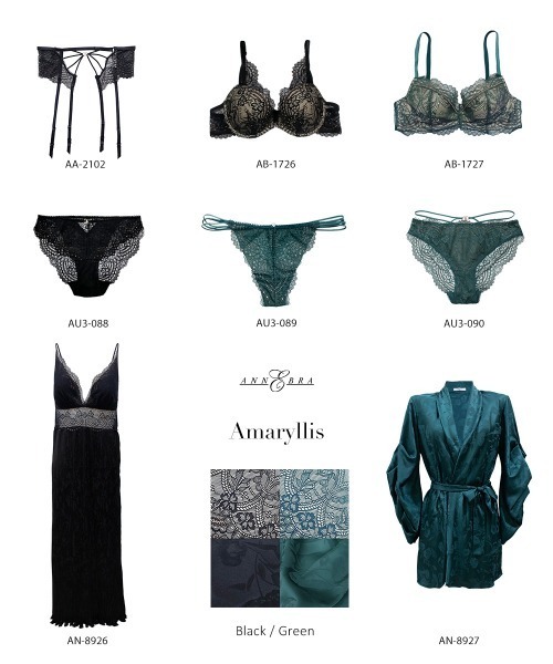 ANNEBRA(アンブラ)の「Amaryllis デコルテメイクブラジャー(ブラジャー・レディース・ブラック/ダークグリーン・B70/B75/C70/C75/C80/D70/D75/D80/E70/E75/E80/F70/F75/G70/G75)」の17枚目の写真