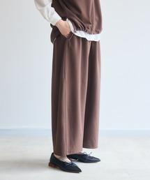 cloche カットジョーゼットイージーパンツ