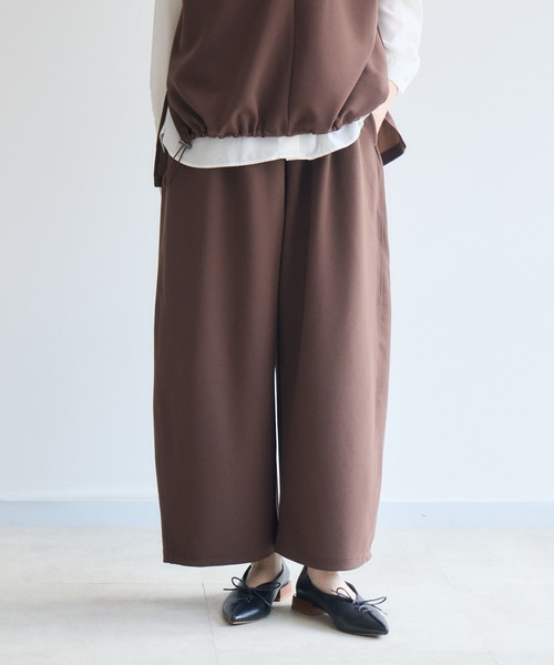 Paradise Picnic(パラダイスピクニック)の「cloche カットジョーゼットイージーパンツ(その他パンツ・レディース・ブラウン/ベージュ/ブラック・FREE)」の20枚目の写真