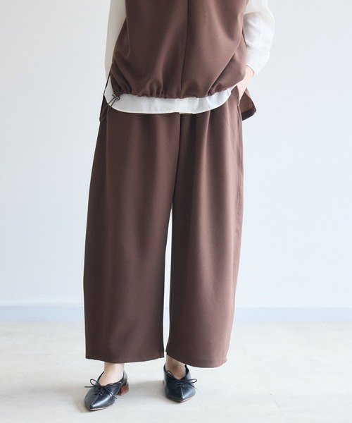 Paradise Picnic(パラダイスピクニック)の「cloche カットジョーゼットイージーパンツ(その他パンツ・レディース・ブラウン/ベージュ/ブラック・FREE)」の21枚目の写真