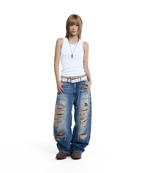 AAKAM(アーカム)の「Back Layered Sleeveless (White)(Tシャツ/カットソー・レディース・その他・FREE)」の6枚目の写真